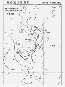 東京湾口海況図(2005/02/22)
