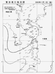 東京湾口海況図(2005/11/11)
