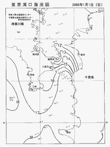 東京湾口海況図(2006/01/01)