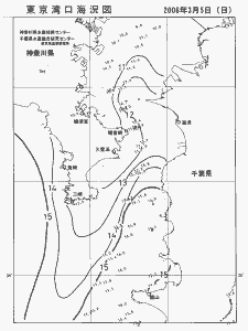 東京湾口海況図(2006/03/05)