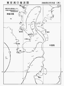 東京湾口海況図(2006/03/20)