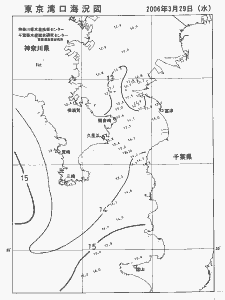 東京湾口海況図(2006/03/29)