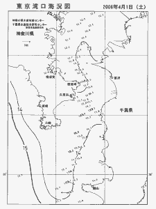 東京湾口海況図(2006/04/01)