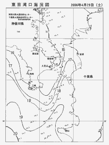 東京湾口海況図(2006/04/29)