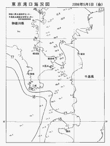 東京湾口海況図(2006/05/05)