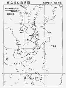東京湾口海況図(2006/09/10)