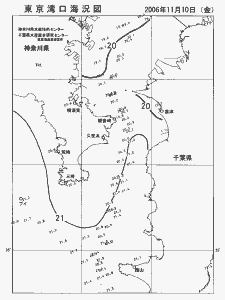 東京湾口海況図(2006/11/10)