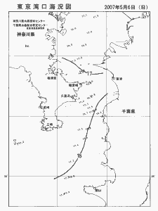 東京湾口海況図(2007/05/06)