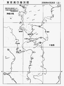東京湾口海況図(2008/04/26)