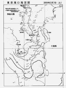 東京湾口海況図(2009/02/07)