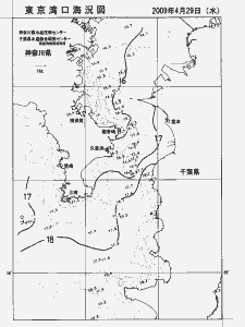 東京湾口海況図(2009/04/29)