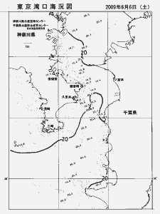 東京湾口海況図(2009/06/06)
