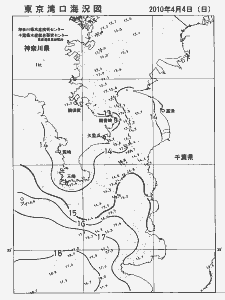 東京湾口海況図(2010/04/04)