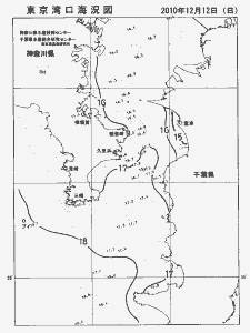 東京湾口海況図(2010/12/12)