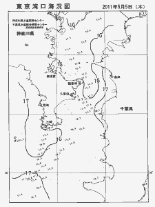 東京湾口海況図(2011/05/05)