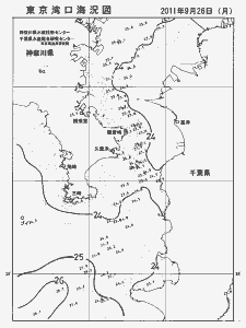 東京湾口海況図(2011/09/26)