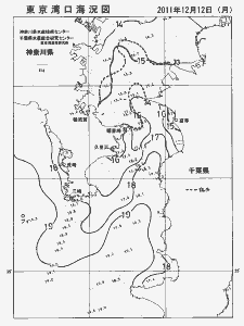 東京湾口海況図(2011/12/12)