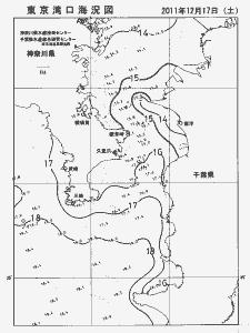 東京湾口海況図(2011/12/17)
