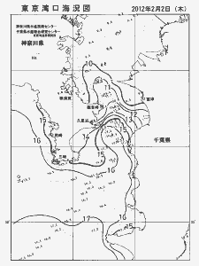 東京湾口海況図(2012/02/02)
