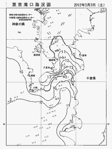 東京湾口海況図(2012/03/03)