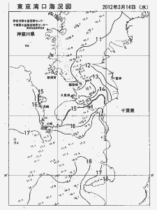 東京湾口海況図(2012/03/14)