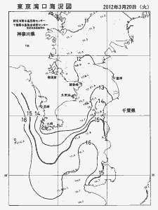 東京湾口海況図(2012/03/20)