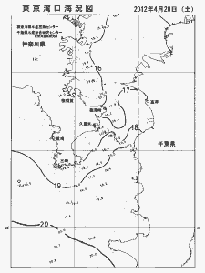 東京湾口海況図(2012/04/28)