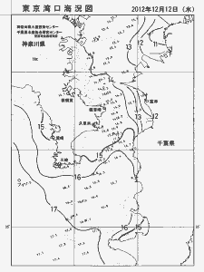 東京湾口海況図(2012/12/12)