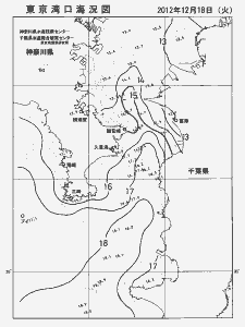 東京湾口海況図(2012/12/18)