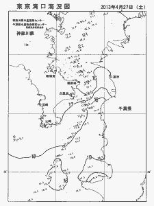 東京湾口海況図(2013/04/27)