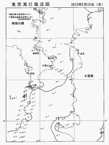 東京湾口海況図(2013/05/16)