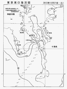東京湾口海況図(2013/12/21)