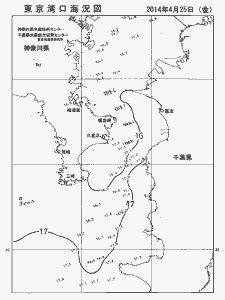 東京湾口海況図(2014/04/25)
