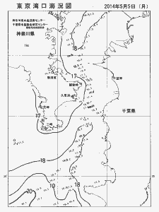 東京湾口海況図(2014/05/05)