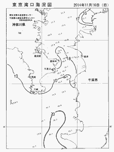 東京湾口海況図(2014/11/16)