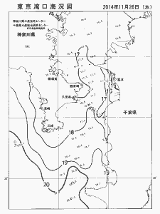 東京湾口海況図(2014/11/26)