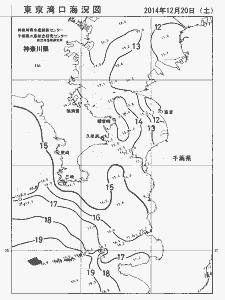 東京湾口海況図(2014/12/20)