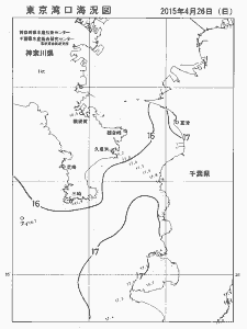 東京湾口海況図(2015/04/26)