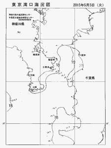 東京湾口海況図(2015/05/05)