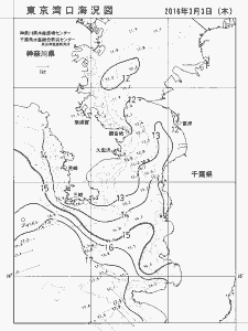 東京湾口海況図(2016/03/03)