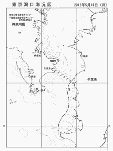 東京湾口海況図(2016/05/16)