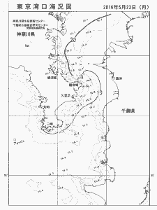 東京湾口海況図(2016/05/23)