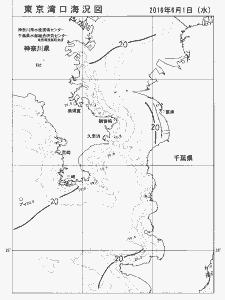 東京湾口海況図(2016/06/01)