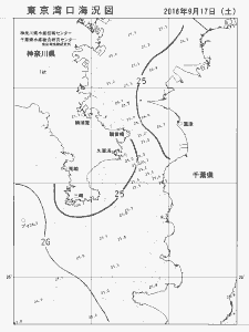東京湾口海況図(2016/09/17)