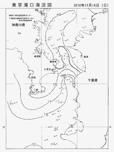 東京湾口海況図(2016/12/18)