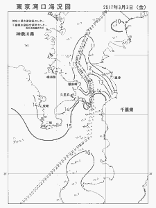 東京湾口海況図(2017/03/03)