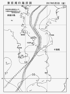 東京湾口海況図(2017/05/05)