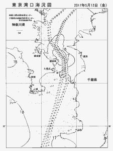 東京湾口海況図(2017/05/12)