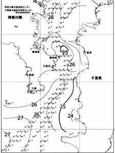 東京湾口海況図(2017/08/27)