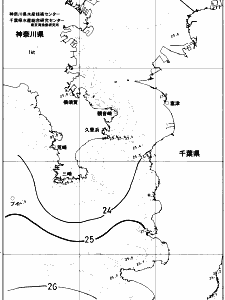 東京湾口海況図(2017/09/27)